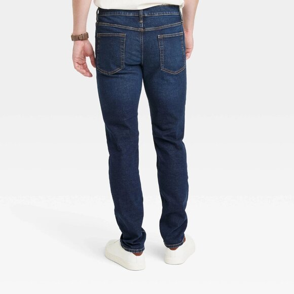 34x32 - Mens Skinny Fit Jeans - Goodfellow Co - Dark Blue - Picture 5 of 5